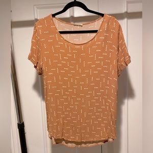 Short sleeve Bohme blouse size Large